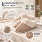 Warm gevoerde pantoffels | WärmeLivia