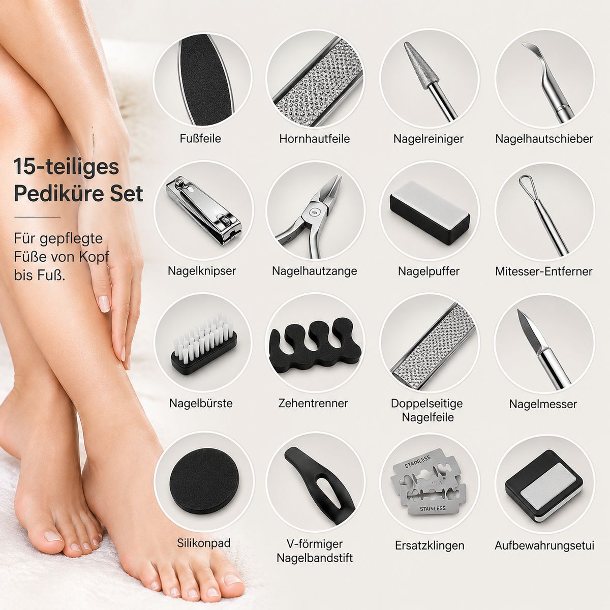 23-delige pedicure-set | PediVera