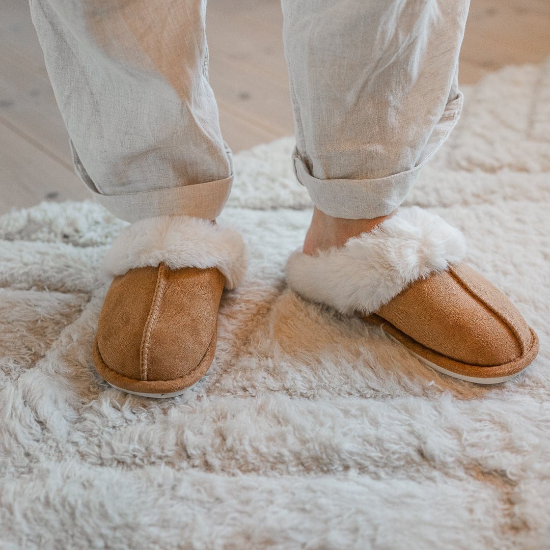 Warm gevoerde pantoffels | WärmeLivia